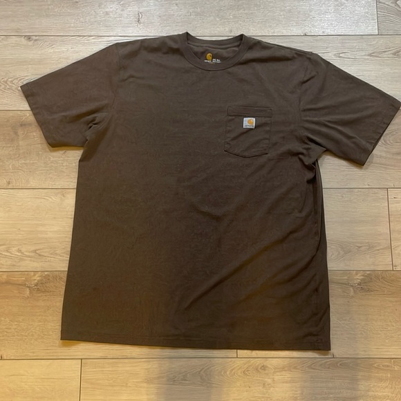 Carhartt Other - Carhartt brown pocket T-shirt. Men's XXLT. Original fit. Like new condition.